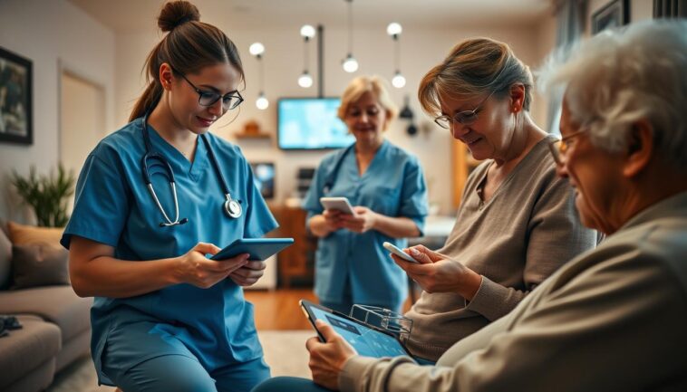 Pflege-Apps und digitale Helfer: So unterstützt Technik die ambulante Pflege